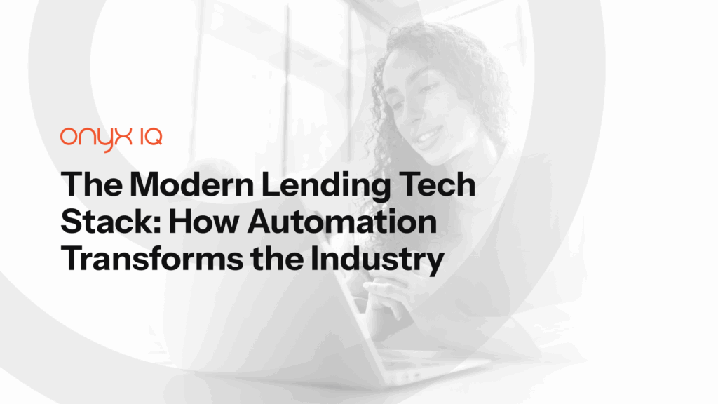modern lending tech stack